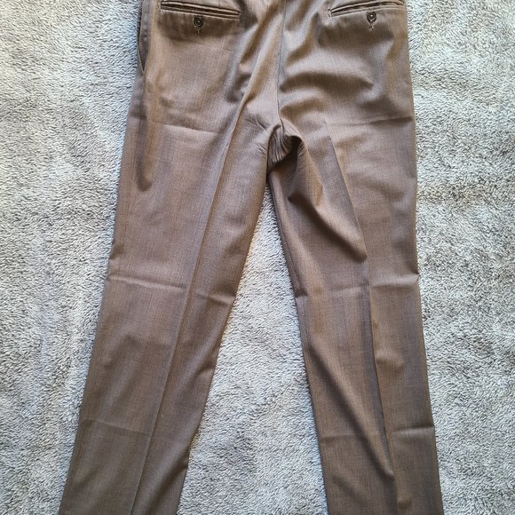 Jack Victor 1913 Luxury Collection Brown 5-Pocket Wool Pant 34/32 - Picture 2 of 5